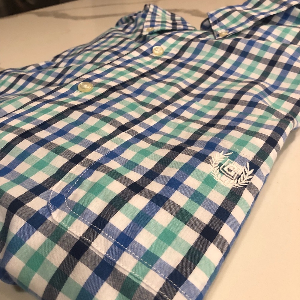 Chaps “easy care stretch” button down XLT